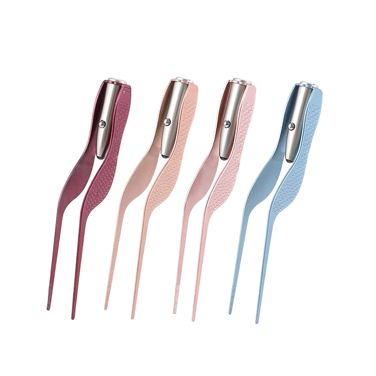 

Ear Pick Spoon And Ear Tweezers, Ear Wax Removal Tools With Led Light Safe For Kids/seniors