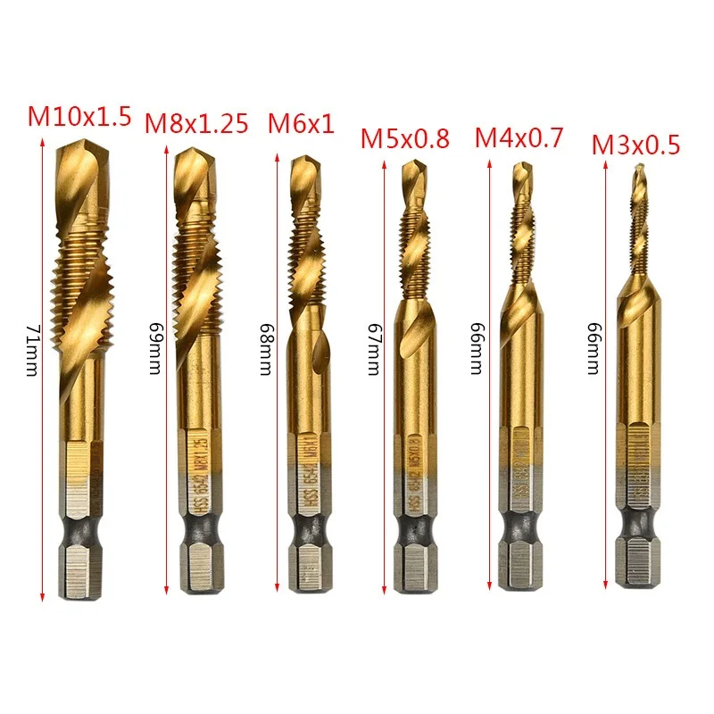 M35 Cobalt Contained Drilling And Tapping One Piece Composite Tap Hexagon Shank Multi Functional Tap M3 M10 Buy M35 Cobalt Tap Hexagon Shank Tap Cobalt Drill Bits Product On Alibaba Com