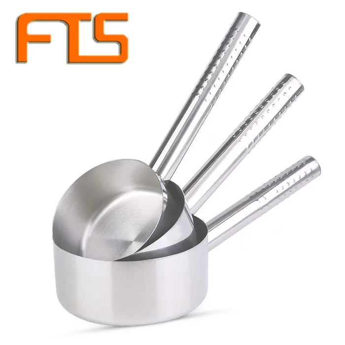 

FTS Wholesale Household Kitchen Soup Scoop Bailer Stainless Steel Factory Supported Oem Production Spoon Water Ladle