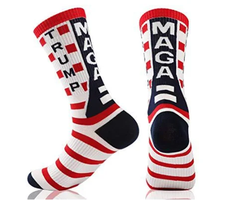 

USA President Donald Trump MAGA Socks Funny Novelty Socks for Men Women Make America Great Again Socks