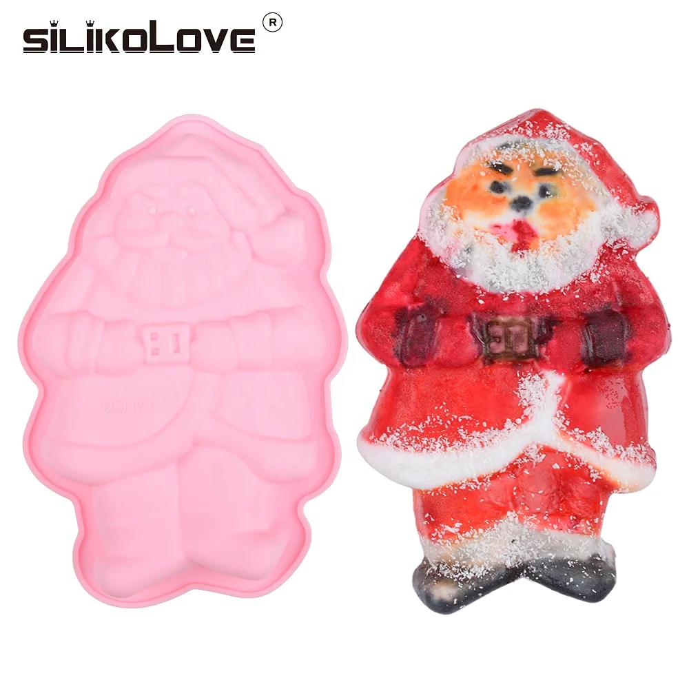 

DIY cute Christmas santa shaped cake mold for Christmas cake decoration