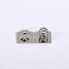 Mini precision brass stamping plated steel battery contact plate positive spring Chinese Factory