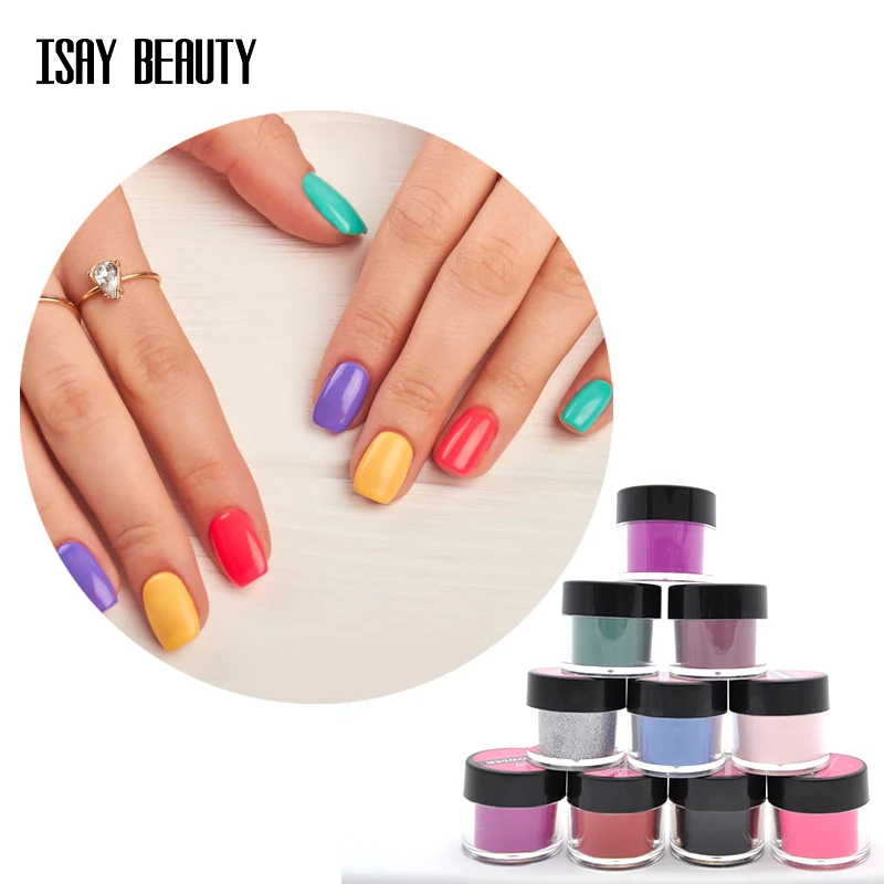 

Flexible strong nail academy color powder nails dipping nail acrylic dipping powder K171-G024, 210 colors