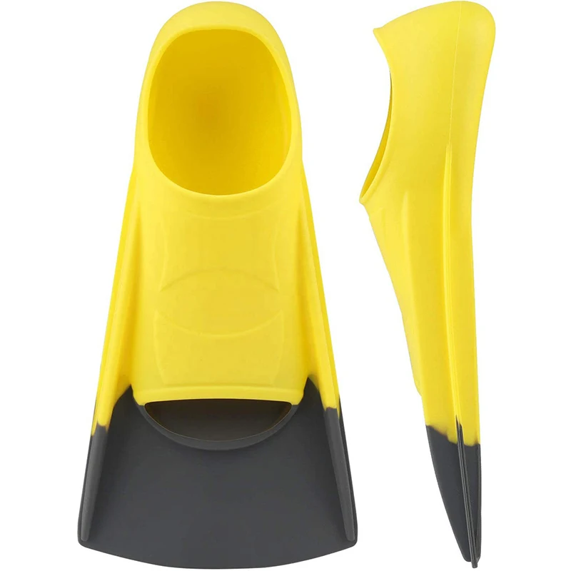 

Best Quality food grade silicone light weight underwater swim fins short blade flippers for snorkeling, Customized