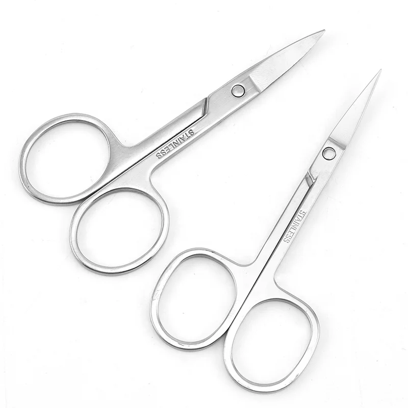 

Wholesale Personal Care Manicure Beauty Scissor Accessory Nose Cutting Nose Hair Trimming Scissors Eyebrow Beauty Scissors