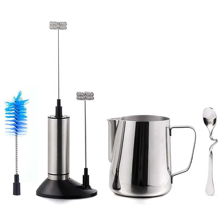 New Fashion Stainless Steel Electric Foam Maker Battery Operated Hand Mixers Buy Electric Foam