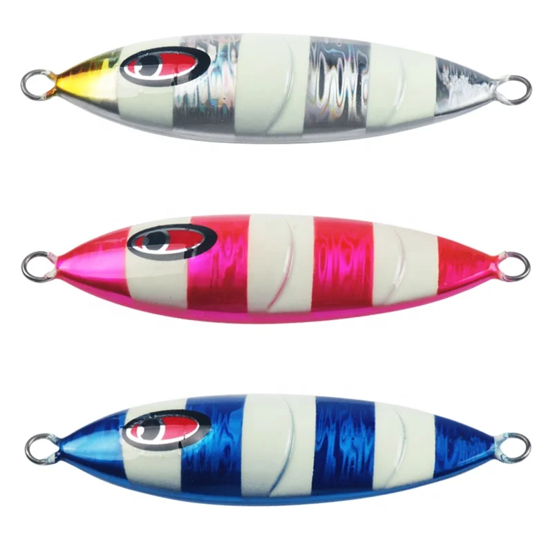 

metal Artificial Bait Slow Jig Casting Spoon 140g 170g 210g slow pitch jigging lure, 4 colors