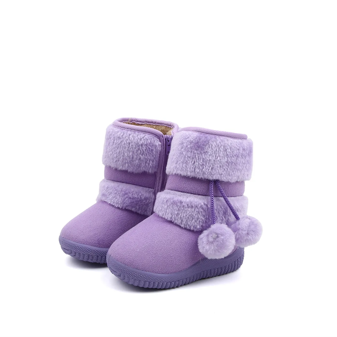 
2020 yiwu 060 TPR environmental tasteless suede baby christmas shoes kids snow boots for girl  (62227373299)