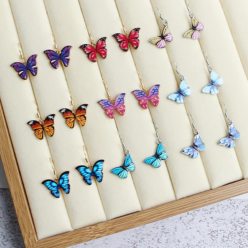 

Boho Butterfly Stud Earrings Fashion Korean Jewelry Earrings