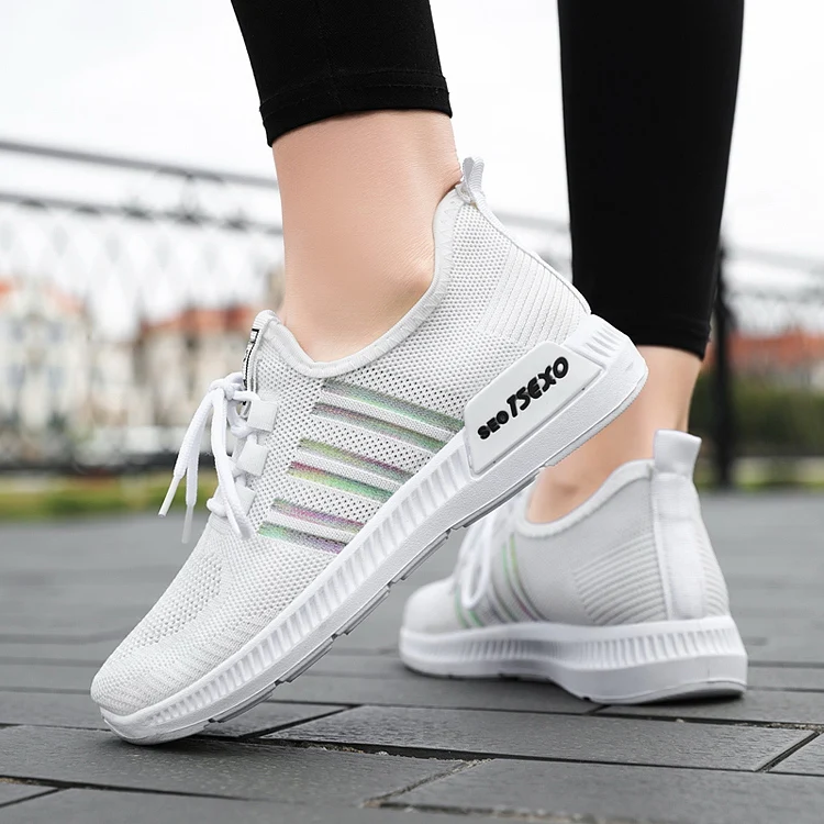 

2022 Wholesale custom shoes fitness zapatillas running sports trainers sneakers Walking Style shoes for women, Customized color