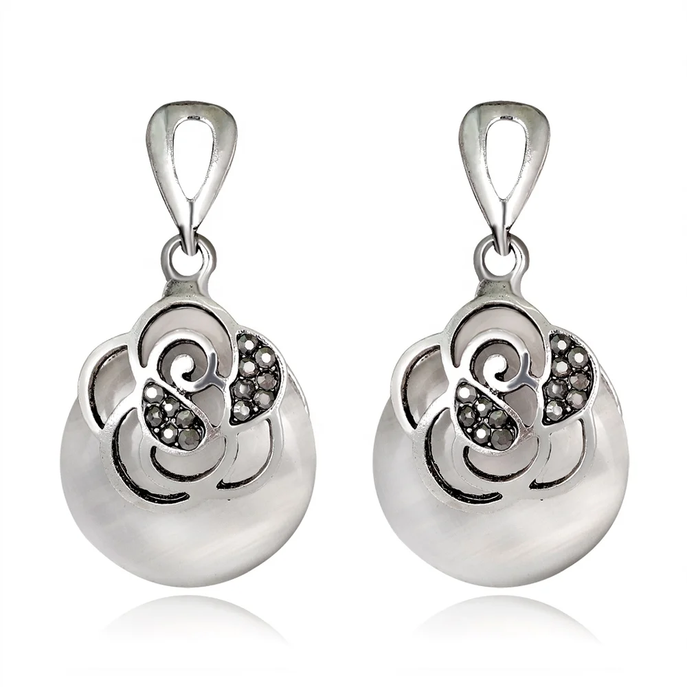 

Fashionable and Beautiful Printed Alloy Earrings Jewelry, Picture shows