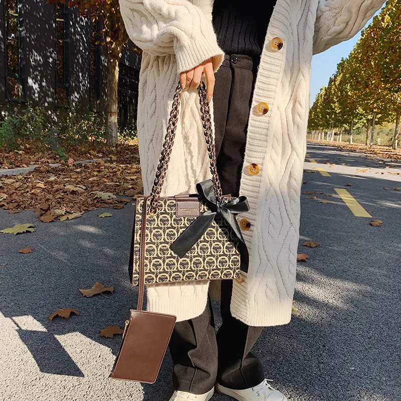 

ST-0085 Fashion One Shoulder Alar Package Web Celebrity Portable Package Ladies Fashion Handbags For Women, Multi color