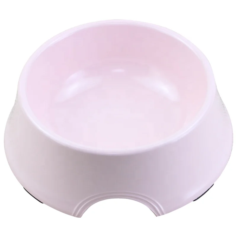 

Hot Fashion Pure Melamine Dog Food Bowl Solid Single Pet Slow Feeder Bowl Melamine bamboo fiber Pet Bowl