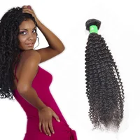 

Cuticle aligned 100% Human Raw Hair Unprocessed Virgin Human Mongolian Kinky Curly Hair