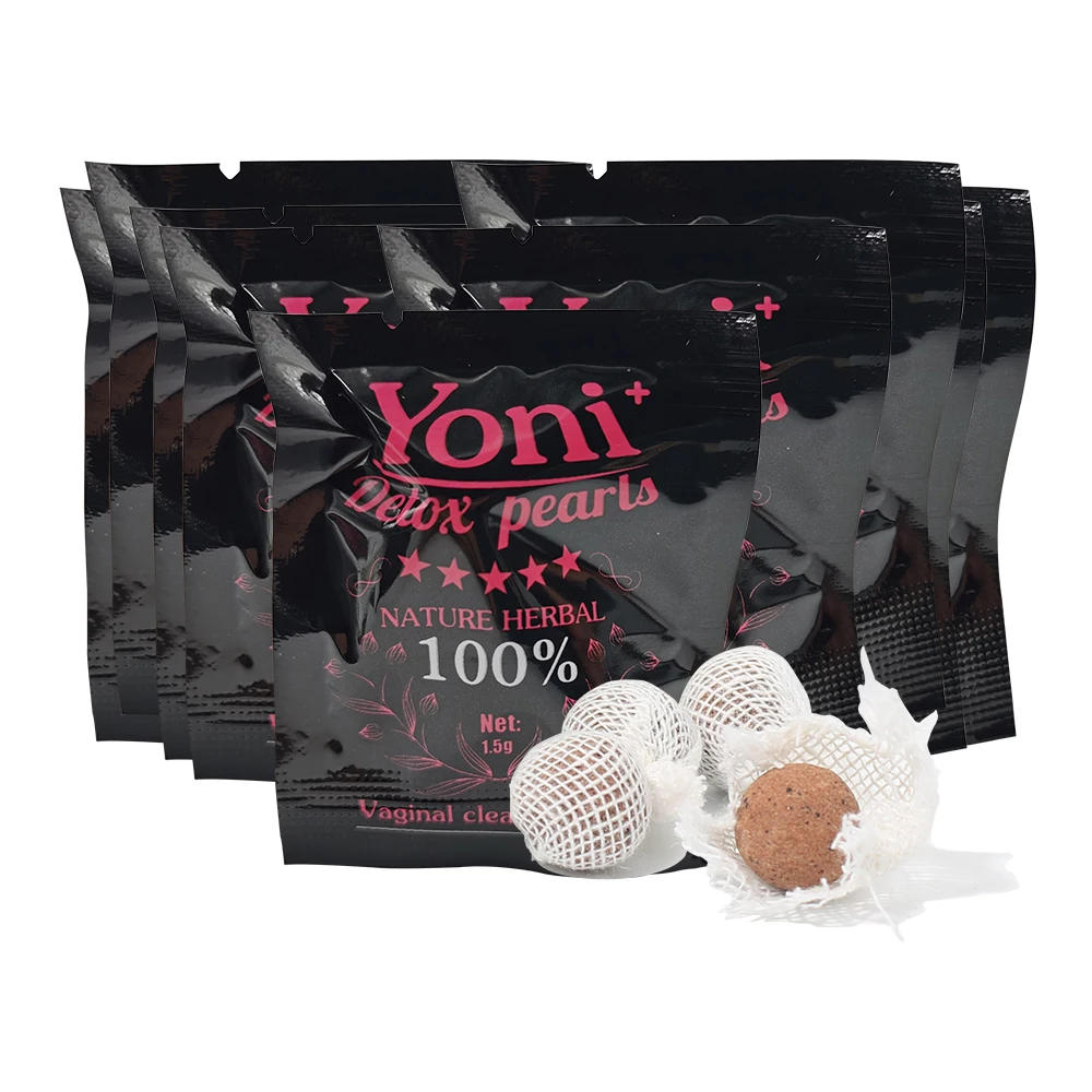 

Hot Selling Private Label Herbal Vaginal Clean Point Tampon Original Goddess Womb Vagina Pearl Yoni Detox Pearls