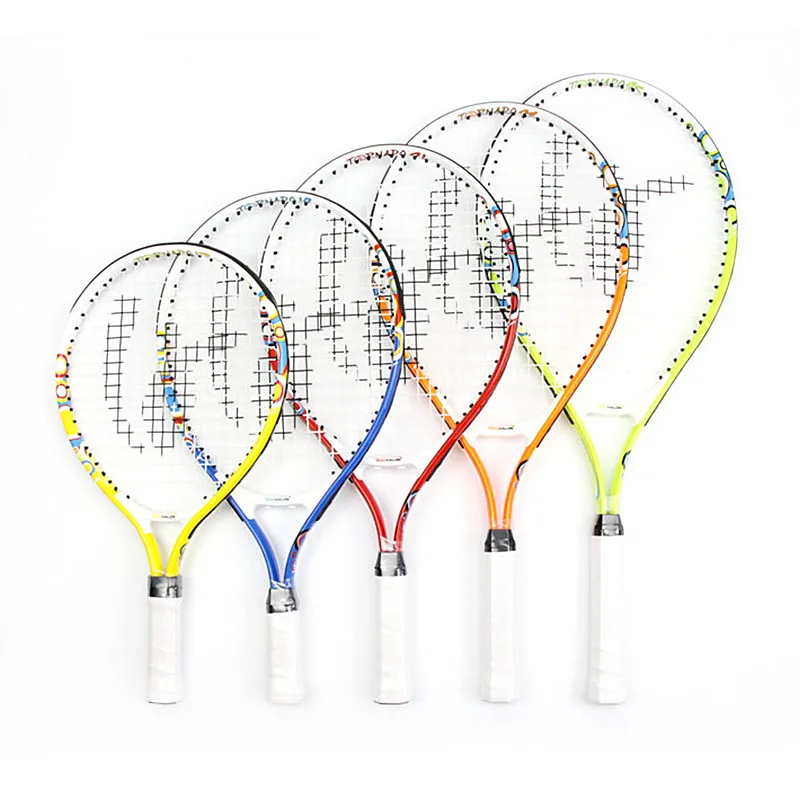 
Factory wholesale OEM kids aluminum junior tennis racket for practice and training skill size 17 19 21 23 25 inch available  (60818786223)