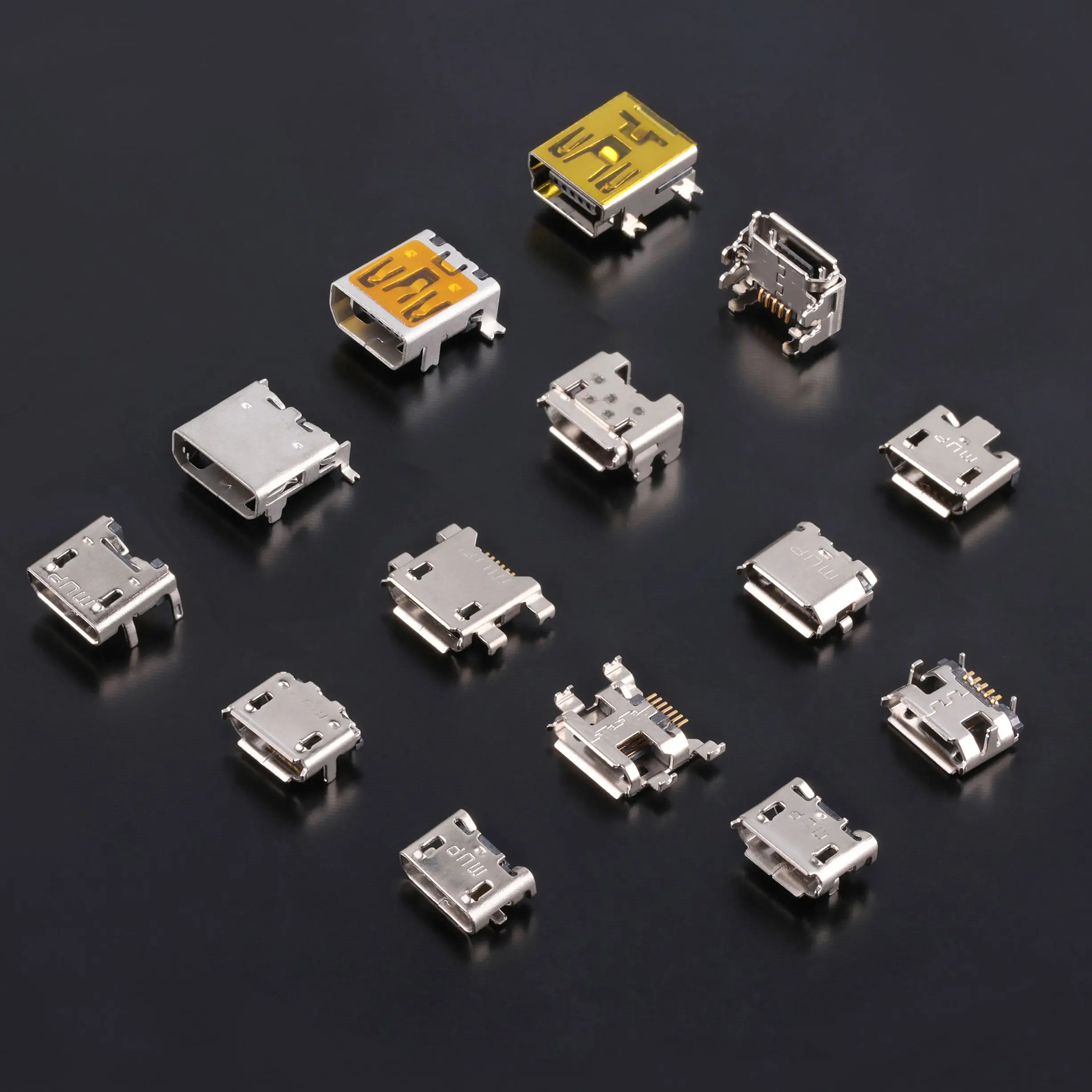 Mupc742 6 Pin Smt Sim Card Holder For Mobile Phone Sim Card Slot