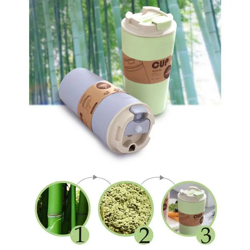 Bamboo Fiber Bioplastic  Cups  Coffee Cup  Custom Travel 