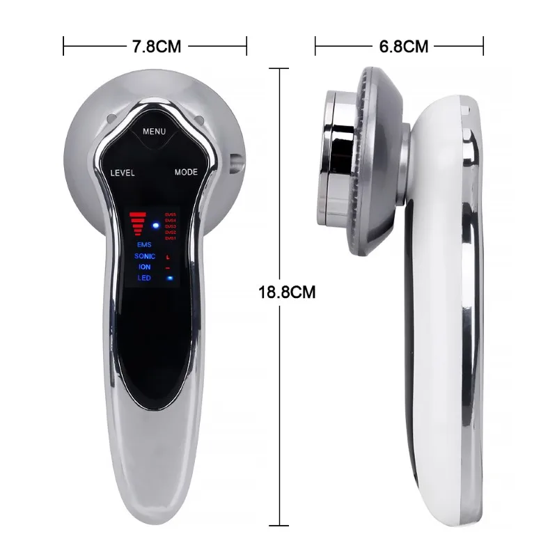 

6 In1 Ultrasound Cavitation Ems Body Slimming Massager Weight Loss Vibration Massage Galvanic Infrared Therapy Tool