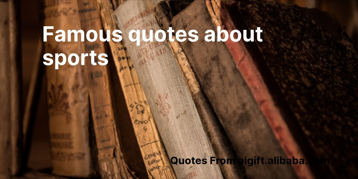 famous quotes about sports
