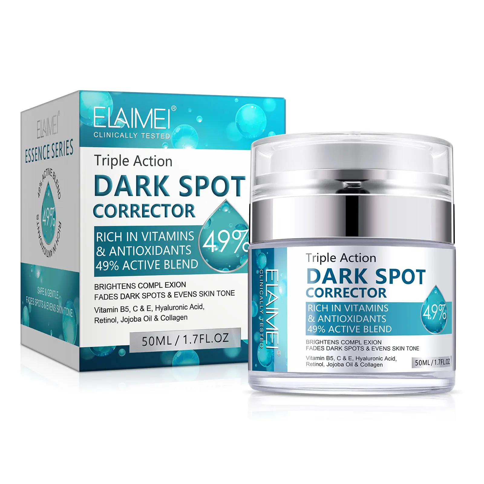 

ELAIMEI Dark Spot Corrector Whitening Cream Moisturizing Anti Aging Wrinkle Firming Face Skin Dark Spot Removal Facial Cream