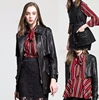 cheap wholesale retail soft high quality 100% sheepskin leather jacket women