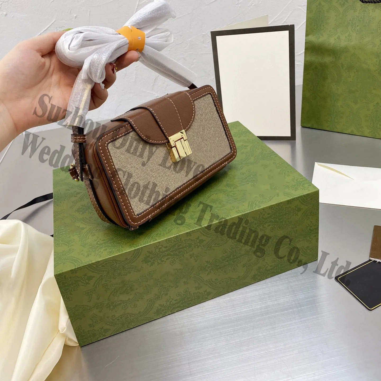 

Beautiful S size Small Leather Box Bag Handbags women fashion Message Shoulder bag Flap lady phone bags