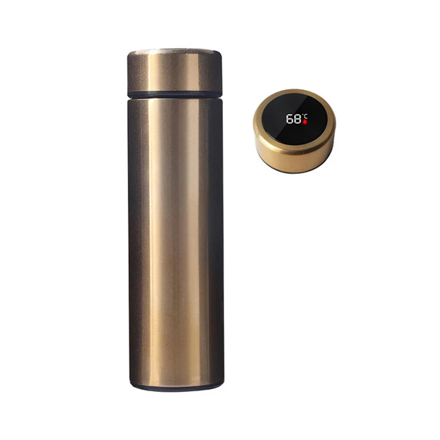 

2021 Winter Hot Stock LED Display Stainless Steel Tumbler Double Walled Thermos Vacuum Flask Coffee Thermos