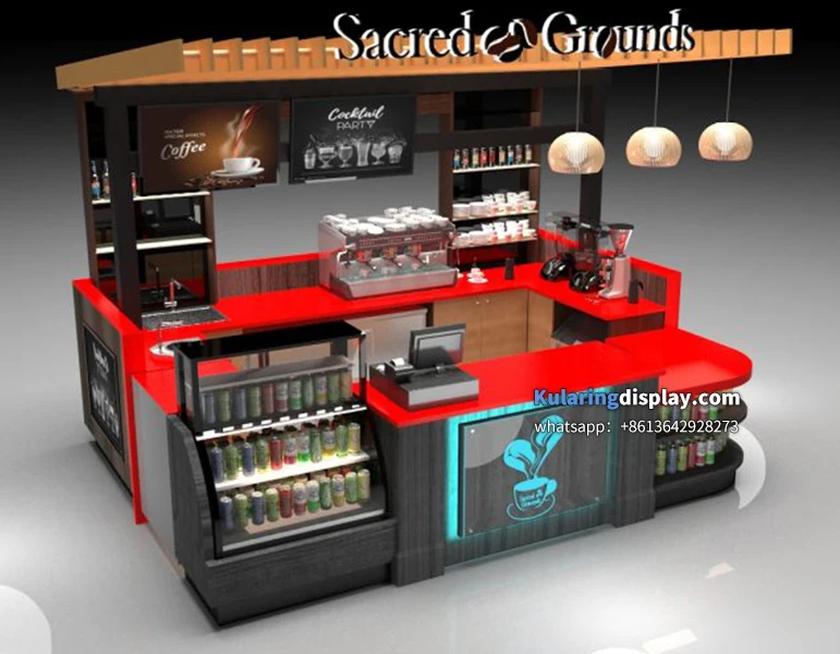 Coffee Shop Furniture Wholesale Customized Display Cafe Counter Bar