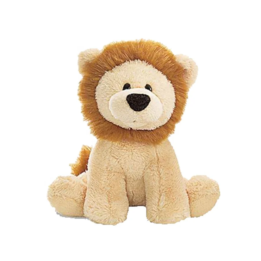 oem 制造商软狮子毛绒玩具与标志定制高品质狮子钥匙扣玩具