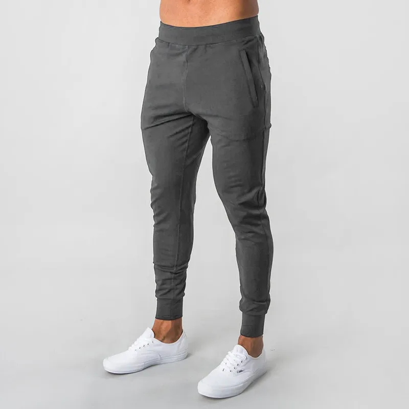 

Custom Sports Wear Workout Gym Casual Sports Trousers High Waist Men Jogger Pants With Pocket