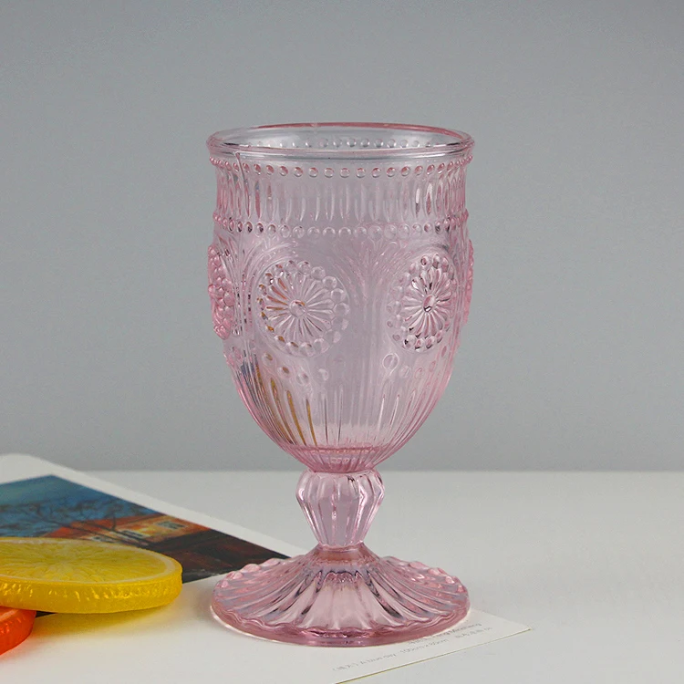 

stock factory pink colored wine glass colored stem wine glass wine glass