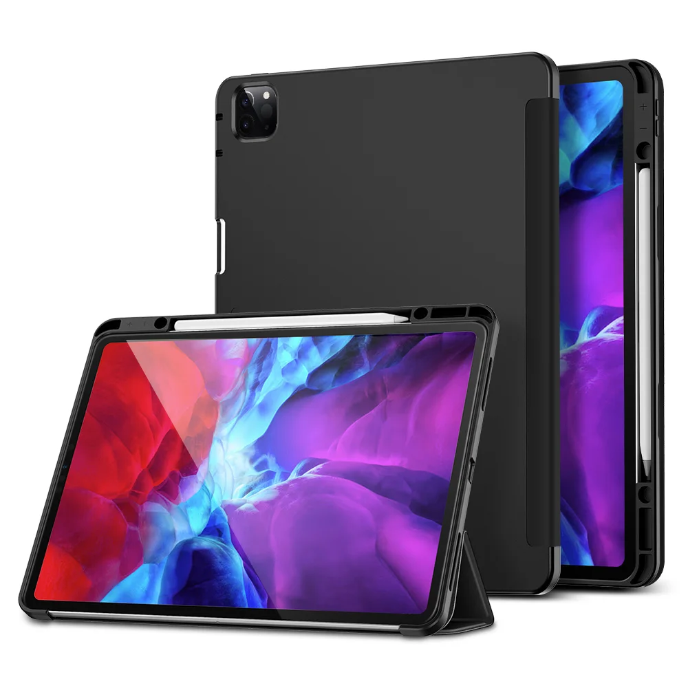 

ESR for iPad Pro 12.9" Case 2020 & 2018 Rebound Pencil iPad Case with Soft Flexible TPU Back Cover Auto Sleep/Wake