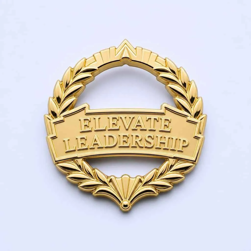 Openwork Laurel Wreath Pin