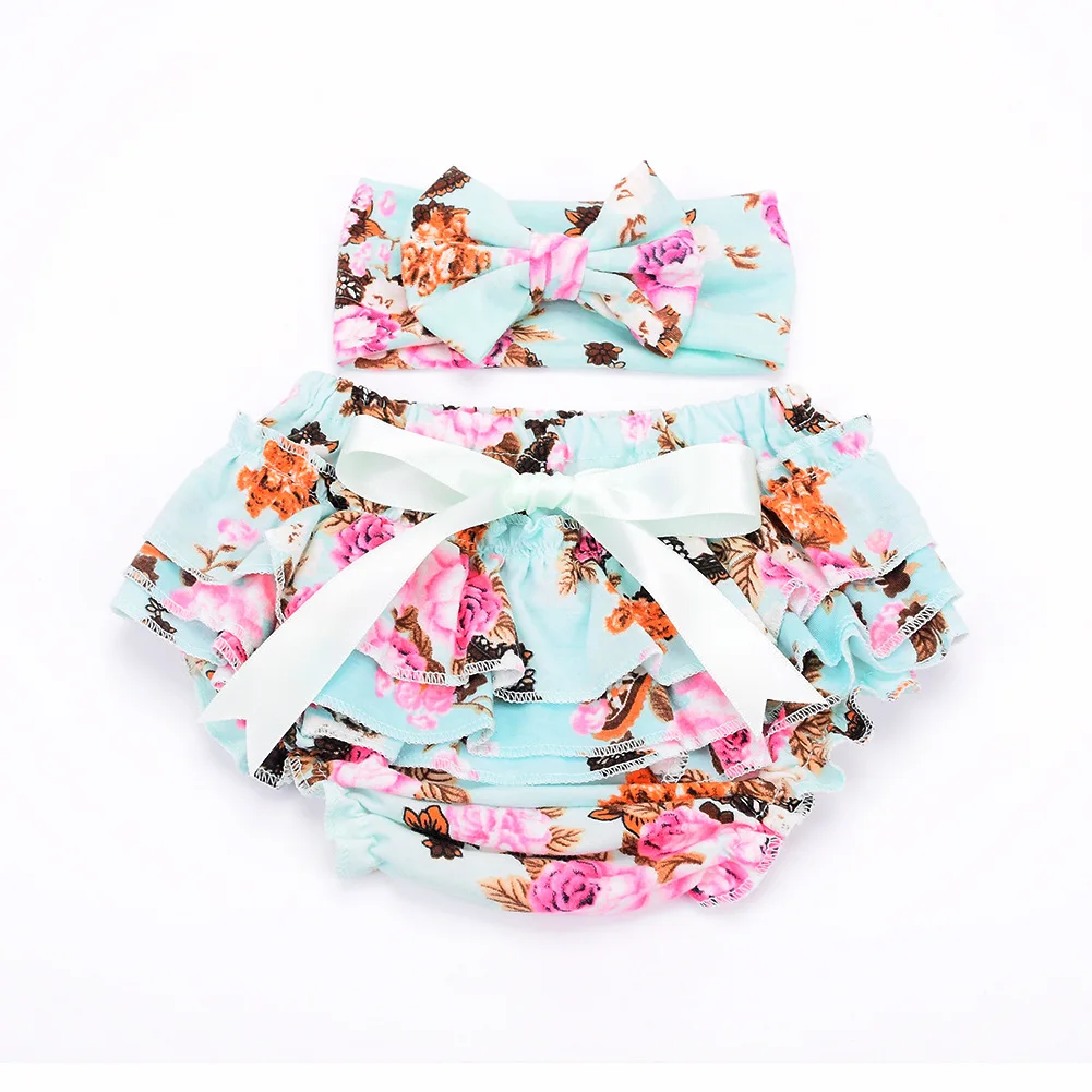 
Newborn girl babes underwear lovely floral two-piece underwear sweet bowknot baby wear best buy for wholesale 