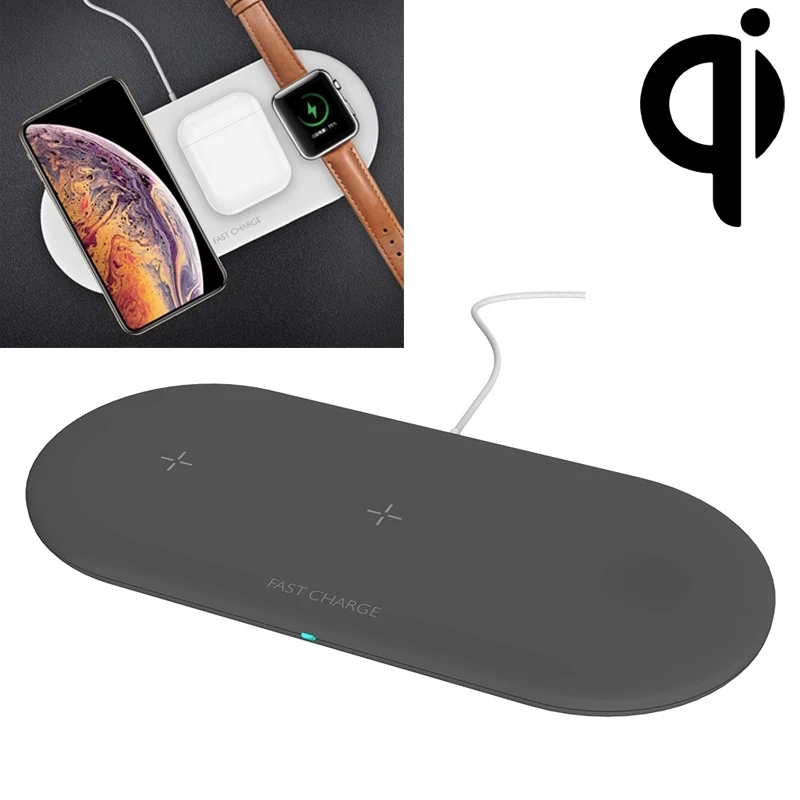 

3 in 1 FAST QI Wireless Charger for iPhone Apple Watch AirPods