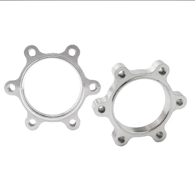 

bike accessories aluminium alloy 44 48mm 6 holes disc brake Flange Adapter, Silver