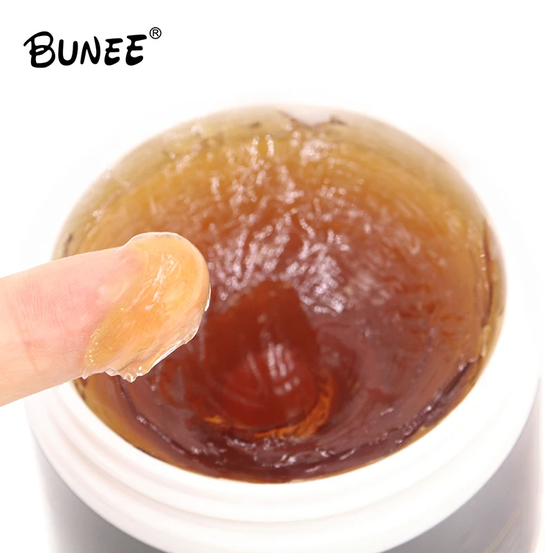 

Bunee 120g Natural Jam beeswax Edge Control Hair Wax Men Private Label Edge Control for Black Hair, Transparent