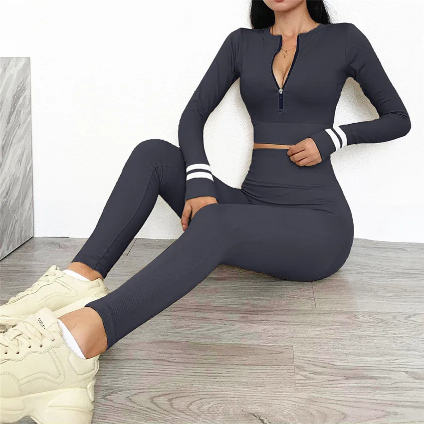 

Active Wear Womens Workout Fitness Yoga Fitness Wear Set Sports Gym Wear Clothes
