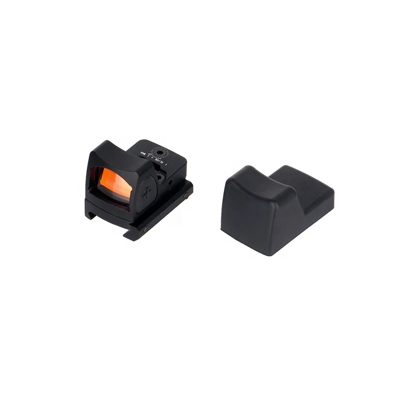 

Tactical 3 MOA rifle reflex sight lens golck RMR red dot sight, Matte black