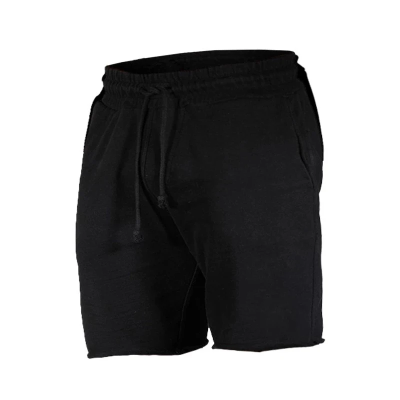 

Men New Gyms Fitness Cotton Shorts Casual Beach Knee Length Short Pants Male Jogger Bodybuilding Slim Brand Sweatpants