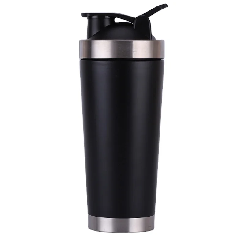 

Wholesale hot sale double wall stainless steel sport water bottle with straw metal water flask gym shaker bottle