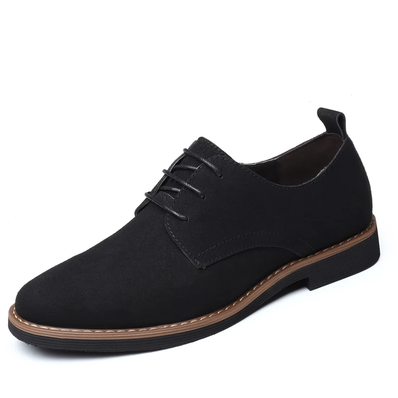 

Hot-selling dress shoes men's lace-up suede formal shoes, 4 colors