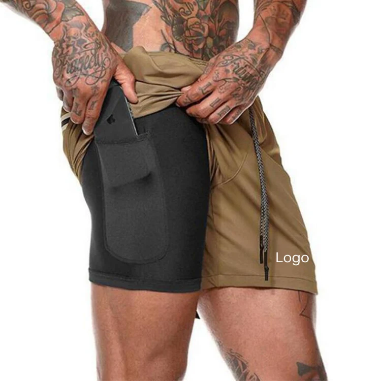 

Private Label Slim Fit Compression Shorts With Pocket,Gym Wear Shorts Men Running Shorts For Men