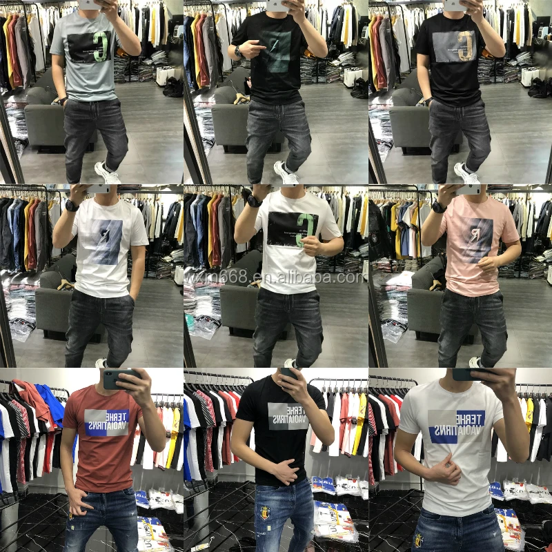

Wholesale short-sleeved t-shirt men's printed cheap men's t-shirt summer cool men's t-shirt cotton o-collar
