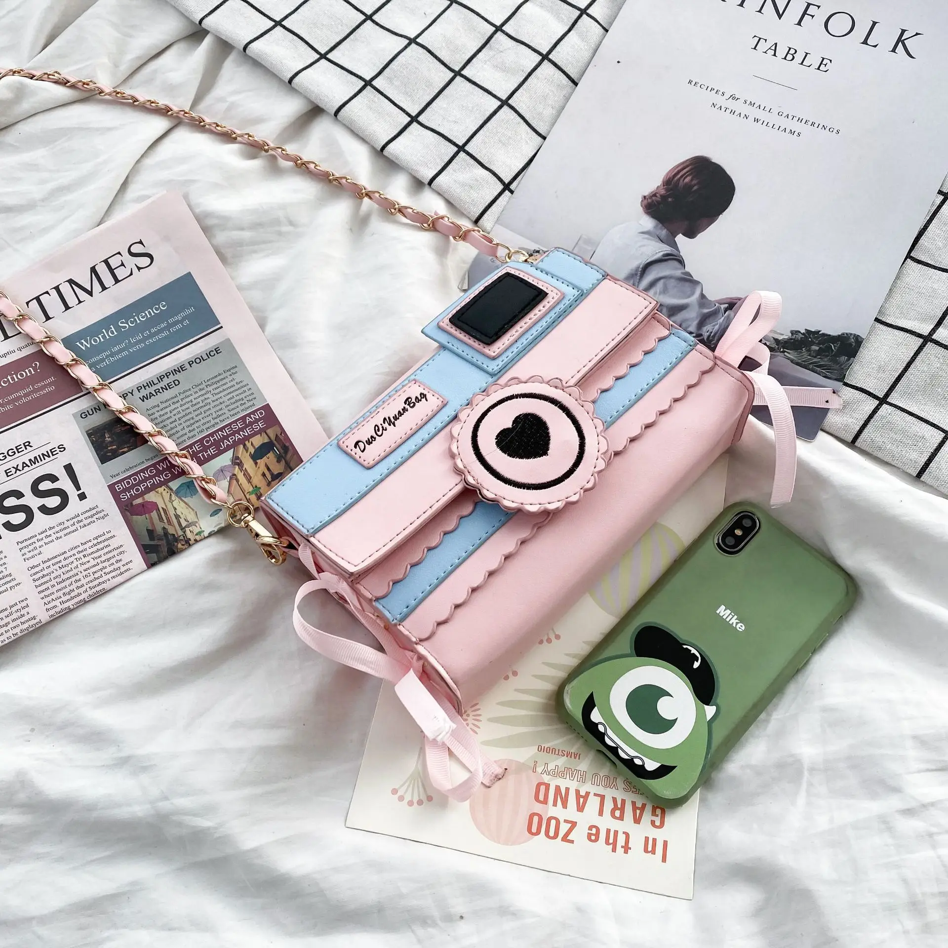 

New arrivals ladies fashion handbags camera handbag jelly purse womens purses and handbags pink camera bag purse