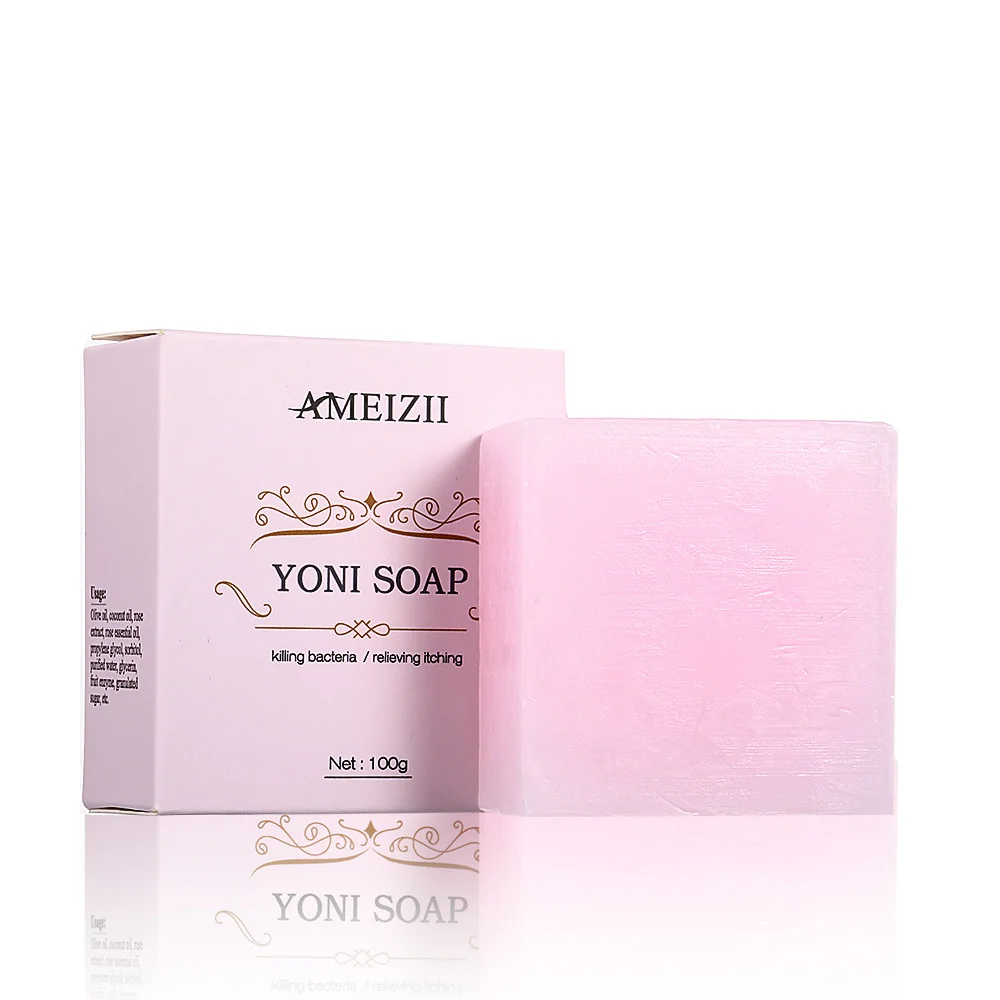 

OEM Body Wash Pink Yoni Soap Bar Seife Skin Cleansing Exfoliating Soap Savon Blanchissant Organic Whitening Handmade Soap Base