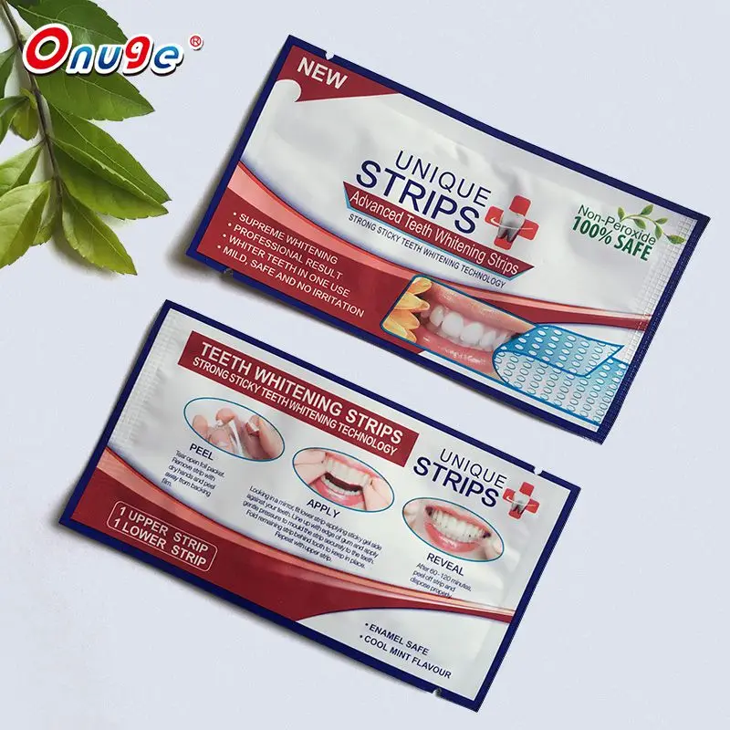 

Private Label Non Peroxide Teeth Whitening Strips Bleaching