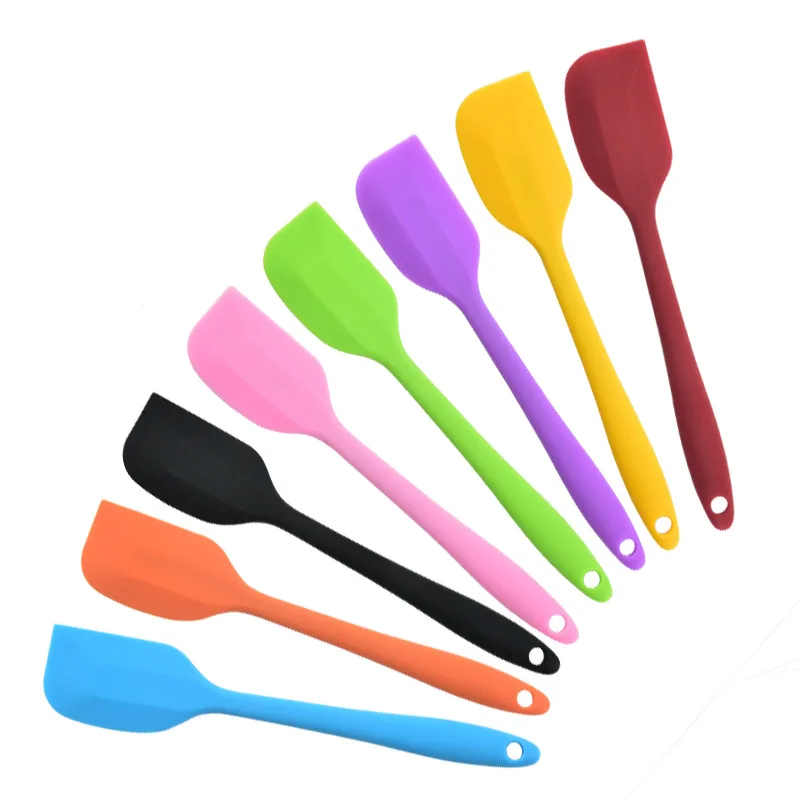 

Eco-friendly Silicone Food Scraper Spatula Cooking Utensils Baking Spatulas Custom colors Tools Cake Kitchen Accessories, Customzied