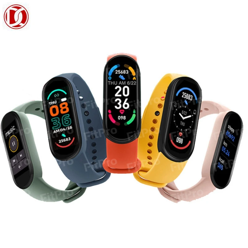 

OEM M3 M5 M4 M6 smart watch 2021 ip67 waterproof heart rate blood pressure Fitpro sleep tracker Pedometer M4 M5 M6 smart band